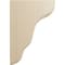 Ekena Millwork 1 3/4"W x 5 1/4"D x 7 1/2"H Plymouth Wood Bracket, Rubberwood BKTW02X05X08PLRW - alternate 4